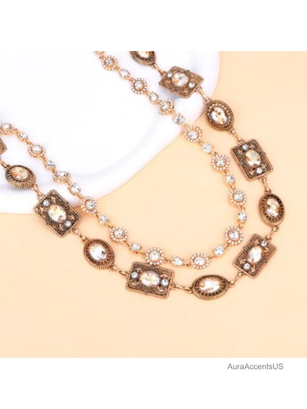 Vintage Rhinestone Gold Waist Chain Belt Body Chain for Women Unisex Y2K Cowgirl